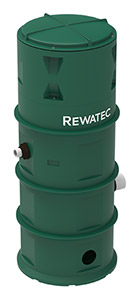 Recirculation station of the Rewatec passive disinfection filter