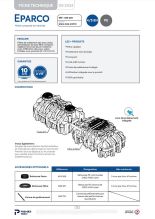 Fiches techniques de la Eparco filière compacte non drainée.