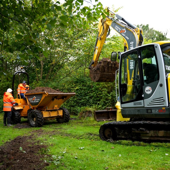 septic-backfill-compaction-576x576.jpg Backfill and compaction for a septic system installation in the UK.