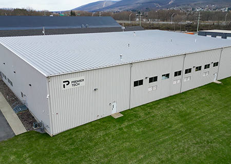 Usine de fabrication de Premier Tech Eau et Environnement à Williamsport, en Pennsylvanie.