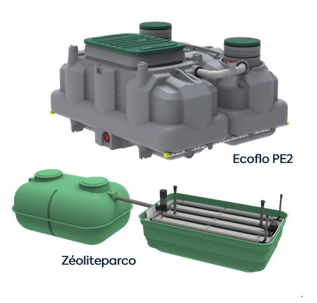 Ecoflo PE2 et Zéoliteparco